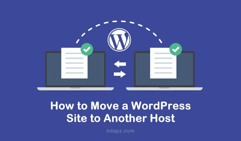 How to Move a WordPress Site to Another Host