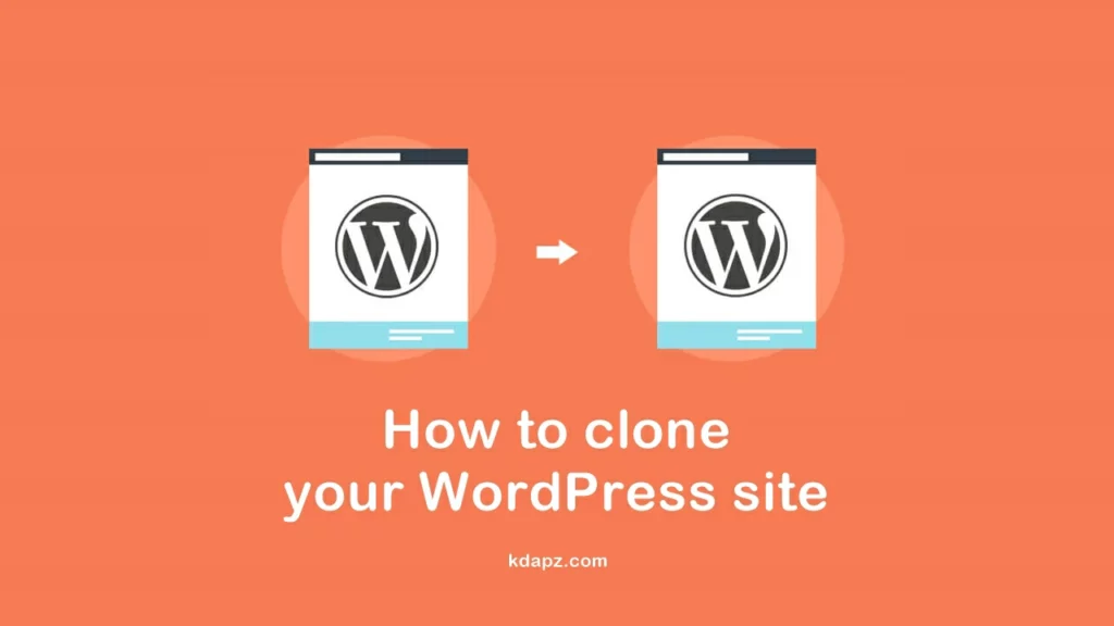 How to clone your WordPress site - 1 Click clone very easy