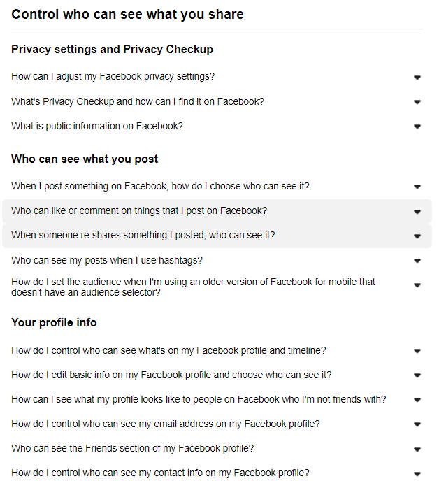 Adjust your Facebook privacy settings - How to Stay Safe on Facebook