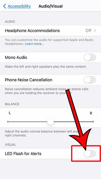 How to Turn Off the Flash Notification on the iPhone