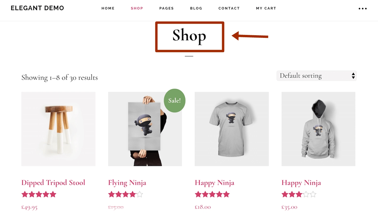 How to hide WooCommerce page shop title in WordPress