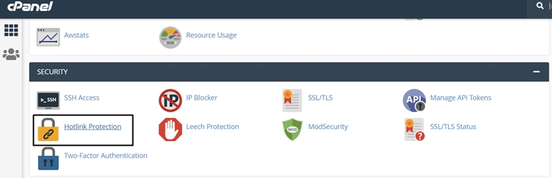How to set up hotlink protection - Log in to cpanel