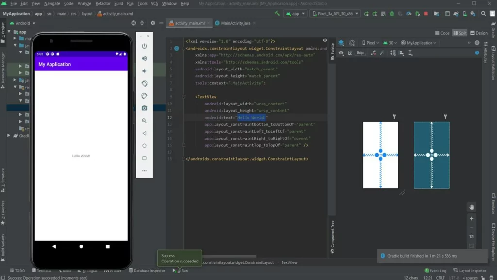 How To Make Android App using Android Studio 100%