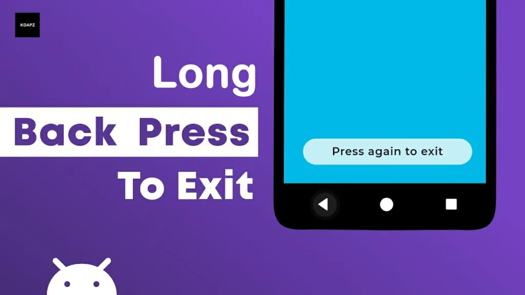 Long Back Press Exit Message "Press Again To Exit" 100% Fix - Android Studio | Best Tech Tutorial