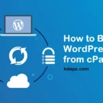 How to Backup WordPress site from cPanel - 100% Manually